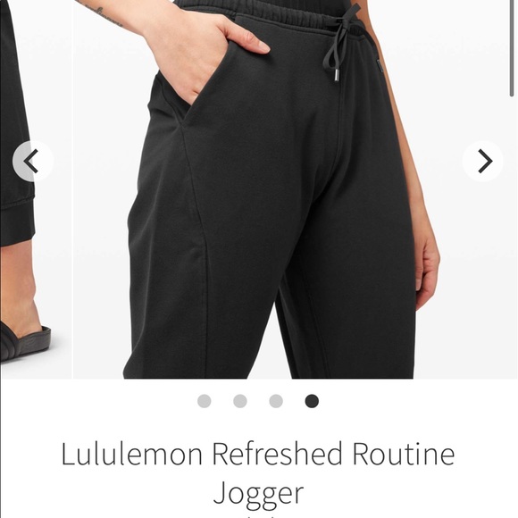 ISO!! Black Refreshed Routine Jogger - Picture 1 of 2